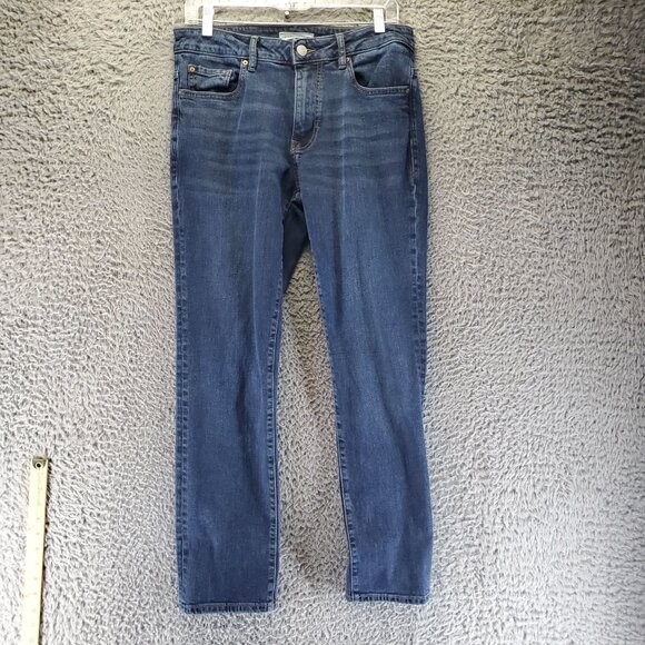 Warp + Weft Jeans Mens 31X30 Blue AMS Amsterdam Slim Stretch Denim - Picture 1 of 13